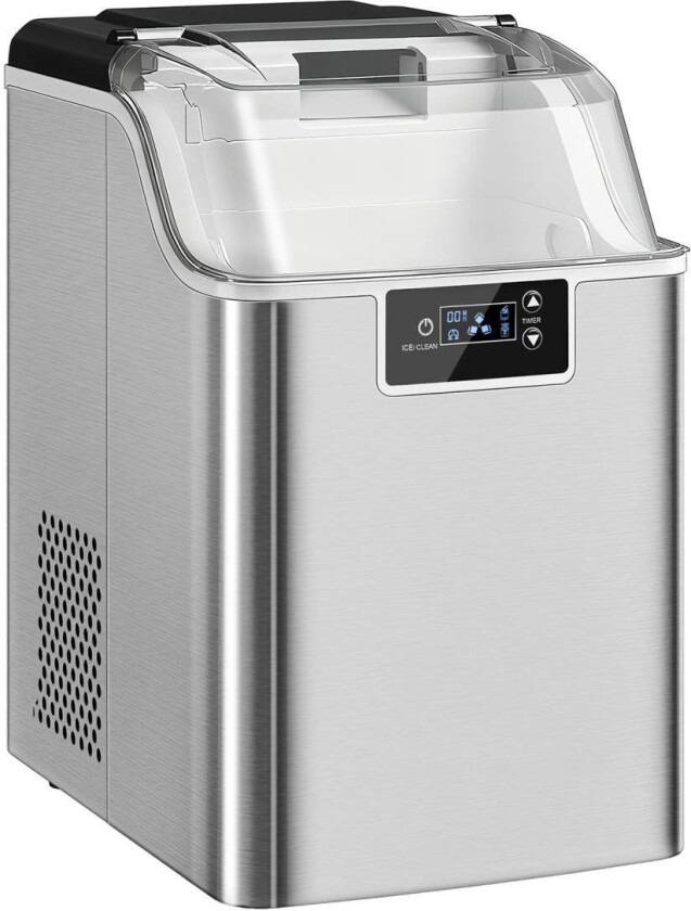 Bilde av Ismaskin, 20 kg/24t, 2,1 l tank, sølvfarget