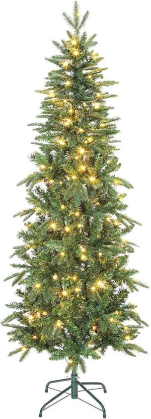 Kunstig juletre, 180 cm, 605 grener, 200 LED-lys