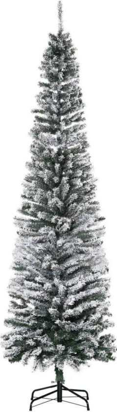 Kunstig juletre 225 cm Snowy Pencil Pine, 738 Tips