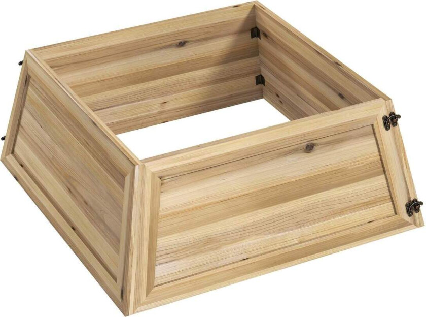 Juletreskjørt, 65x65 cm, naturlig furu