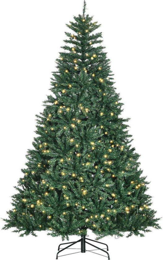 Kunstig juletre – 700 lysdioder, flammebestandig, 210 cm