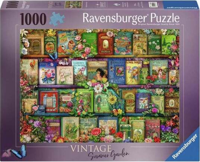 Jigsaw Puzzle Vintage Garden Books 1000 pcs.