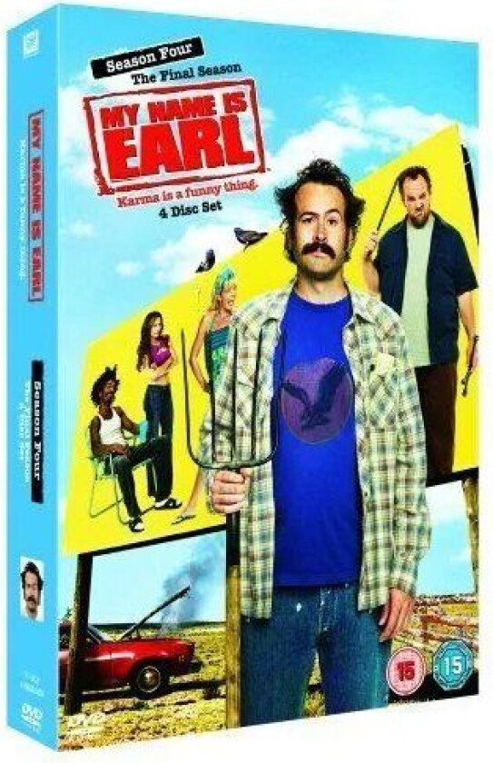 My Name Is Earl: Season 4 DVD (2009) Jason Lee Cert 15 4 Discs Region 2