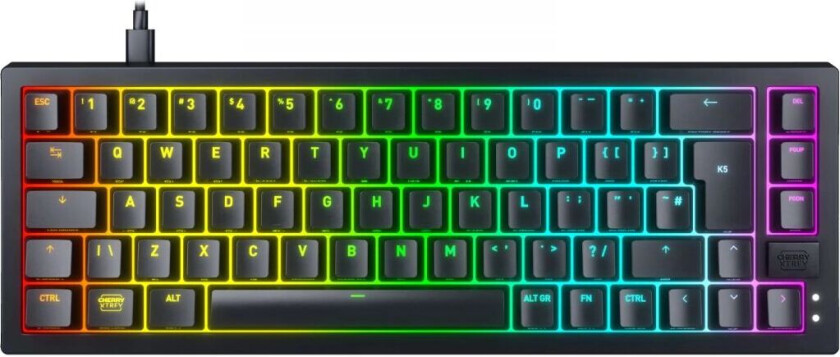K5V2 RGB - Gamingtastatur - Uten numpad - Nordisk - Svart