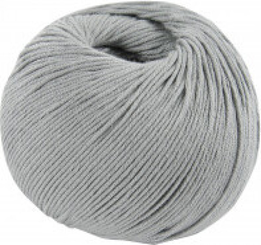 Natura Just Cotton Garn Unicolor 09 Lysegrå