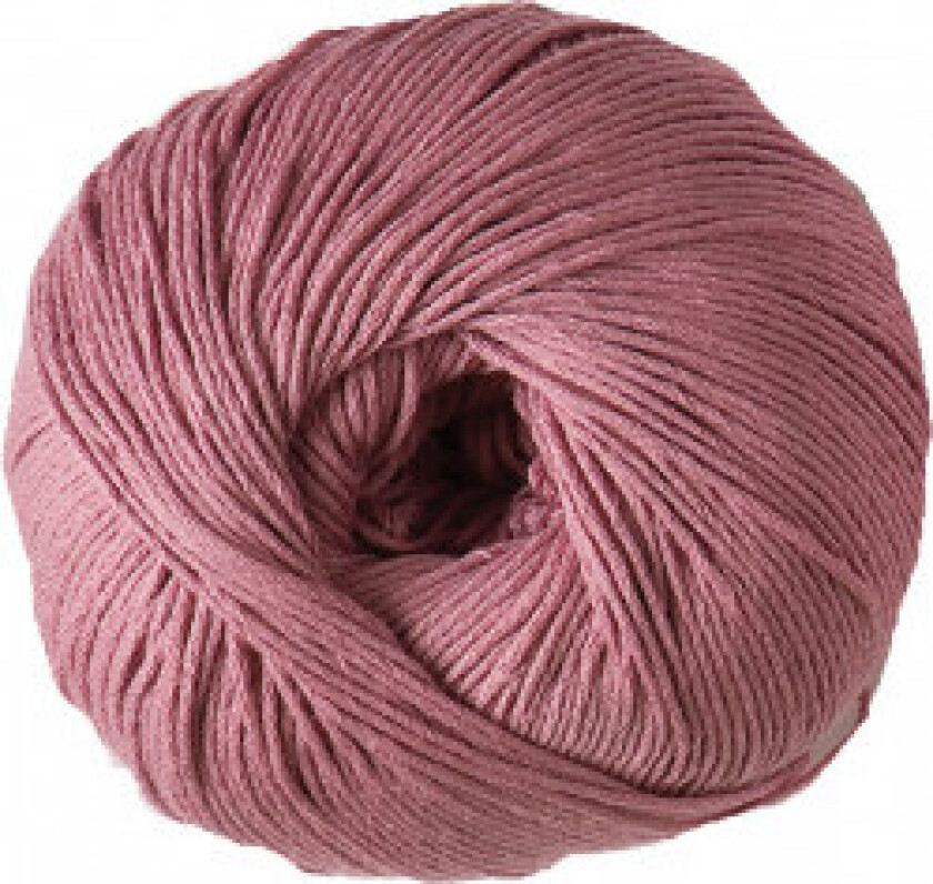 Natura Just Cotton Garn Unicolor 07 Lys gammelrosa