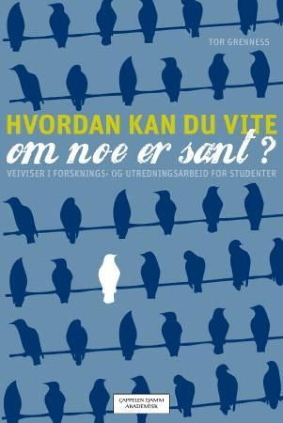 Hvordan kan du vite om noe er sant? av Tor Grenness