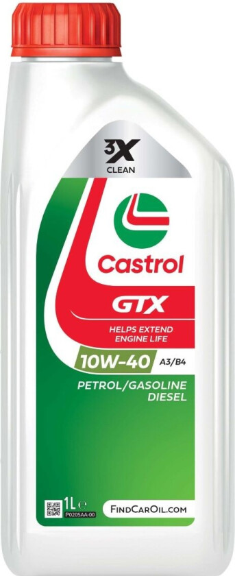 CASTROL GTX ULTRACLEAN 10W-40 1L