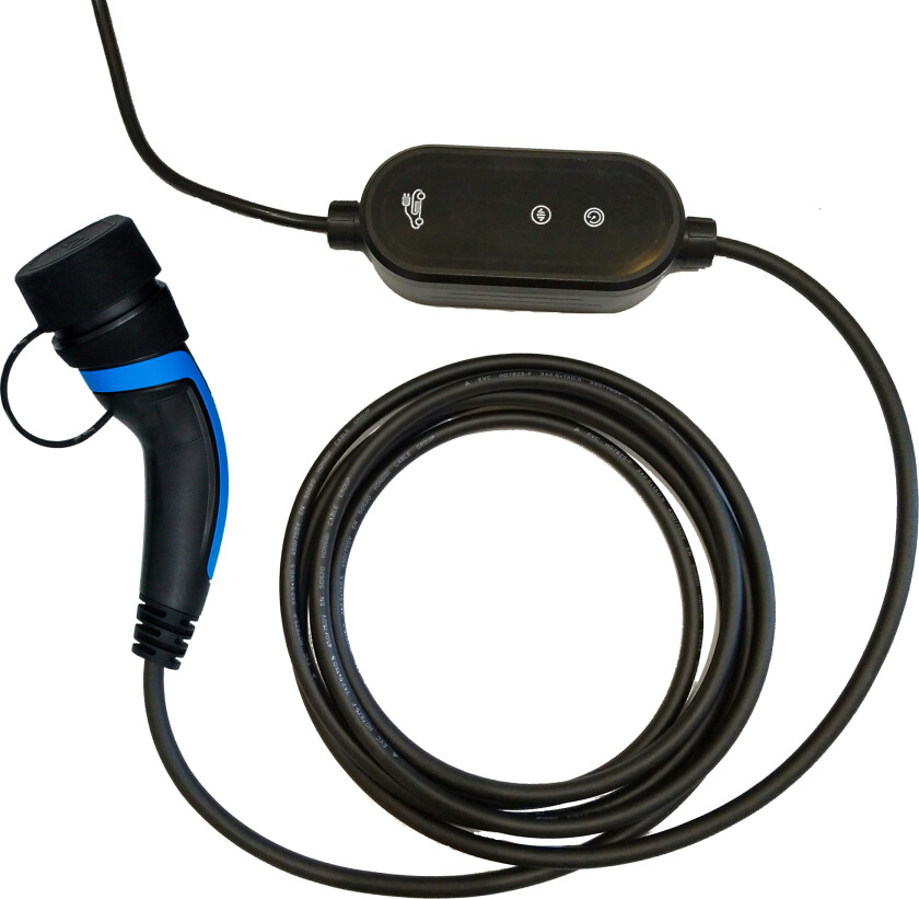 ELBILLADER MODE2 SCHUKO-TYPE2 6-16A 7,5M ->2,3kW