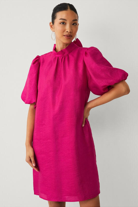 Kjole med sløyfe - Rosa