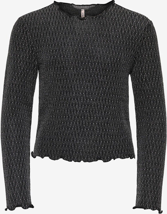 Topp kogQueen L/s Glitter Top BF Jrs - Svart