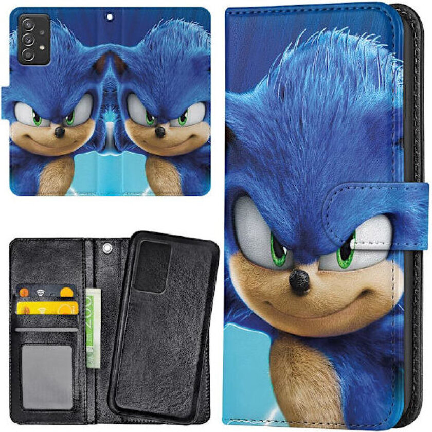 Samsung Galaxy A13 4G - Lommebok Deksel Sonic the Hedgehog
