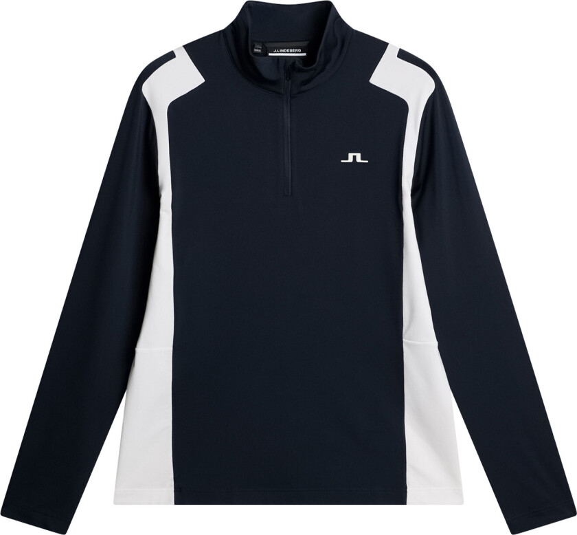 J.Lindeberg Men's Lukas Quarter Zip Mid Layer JL Navy