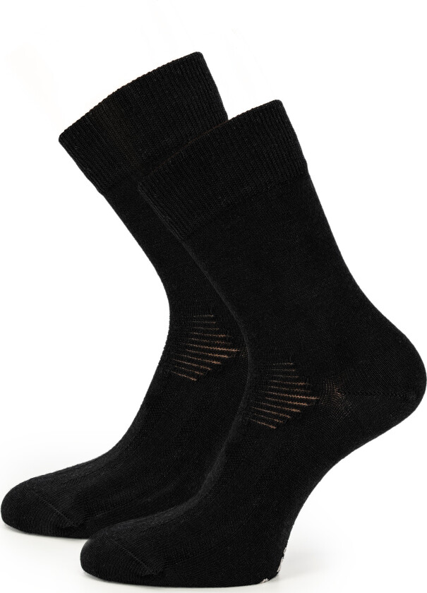 Link Thin Crew Sock 2-pack Black