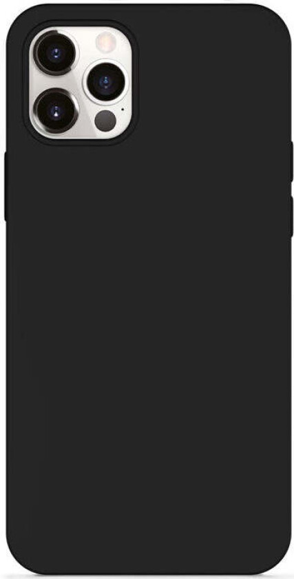 iPhone 12 / 12 Pro Epico Mag+ Silikon Deksel - MagSafe Kompatibel - Svart