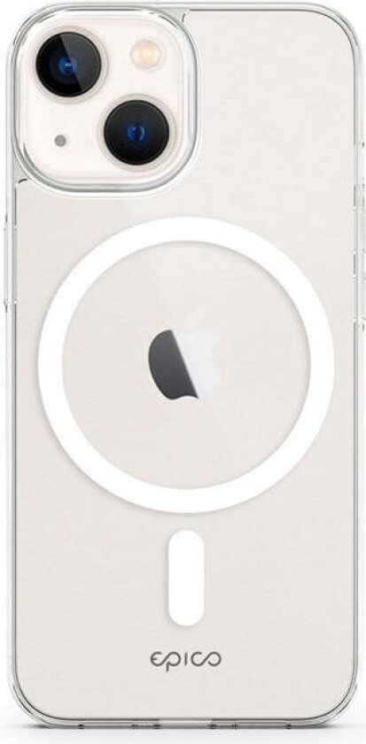 iPhone 13 Mini Epico Mag+ Hero Deksel - MagSafe Kompatibel - Gjennomsiktig