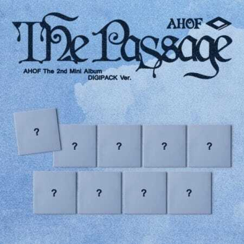 AHOF The Passage Digipack Version incl. 76pg Photobook, Poster, Envelope, Sticker, Photocard, Unit Photocard, Hidden Message Card + Logo Puzzle CD