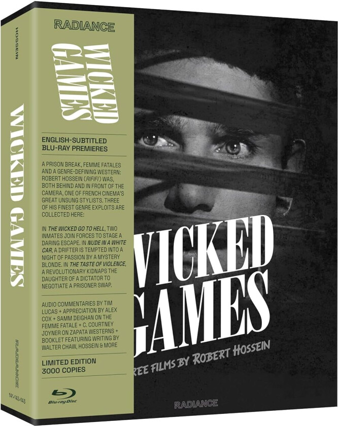 Wicked Games: Three Films by Robert Hossein Bluray