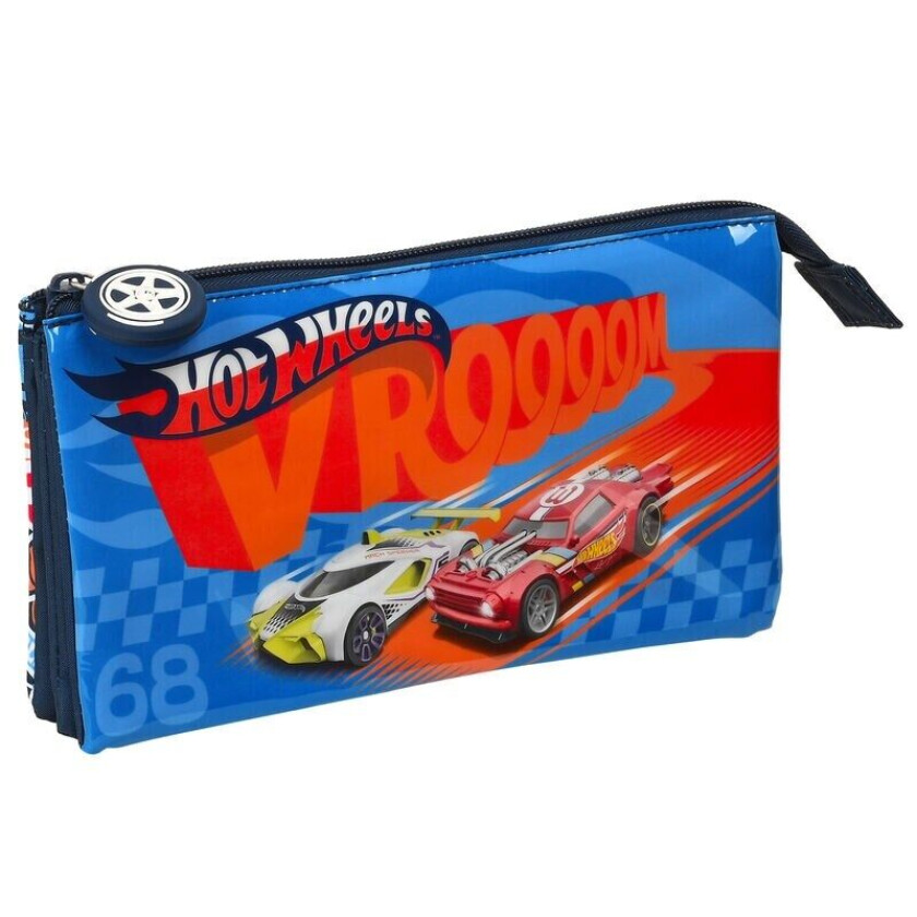 Hot Wheels Challenge triple pencil case
