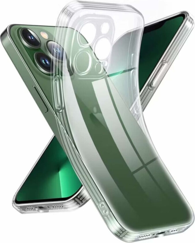 iPhone 13 Pro gjennomsiktig TPU-deksel – Ekstra kamerabeskyttelse