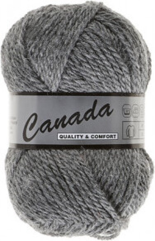 Lammy Canada Garn Unicolour 038 Grått