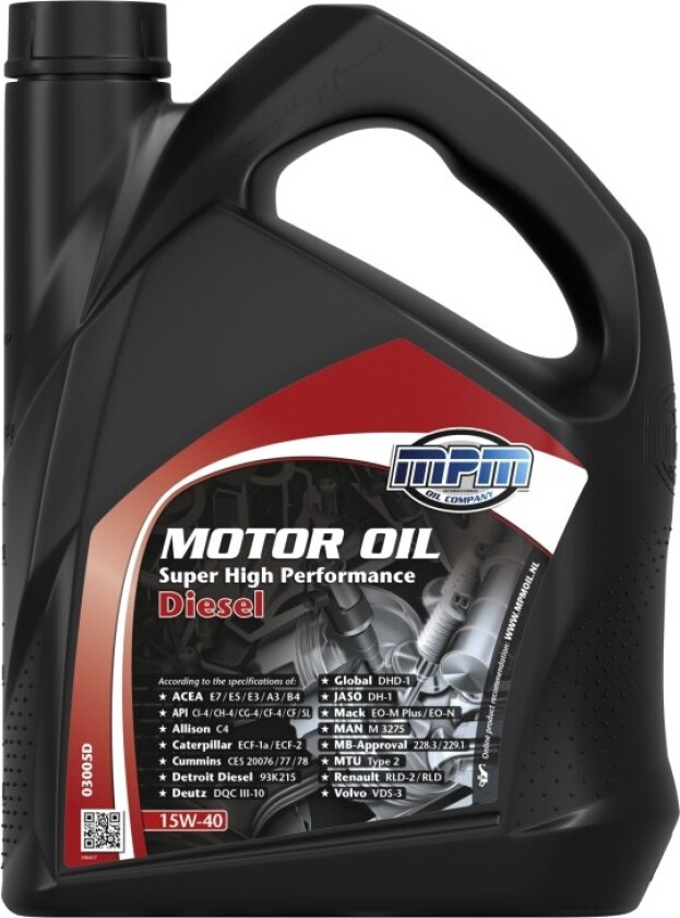 MOTOR OIL 15W-40 SUPER HP DIES