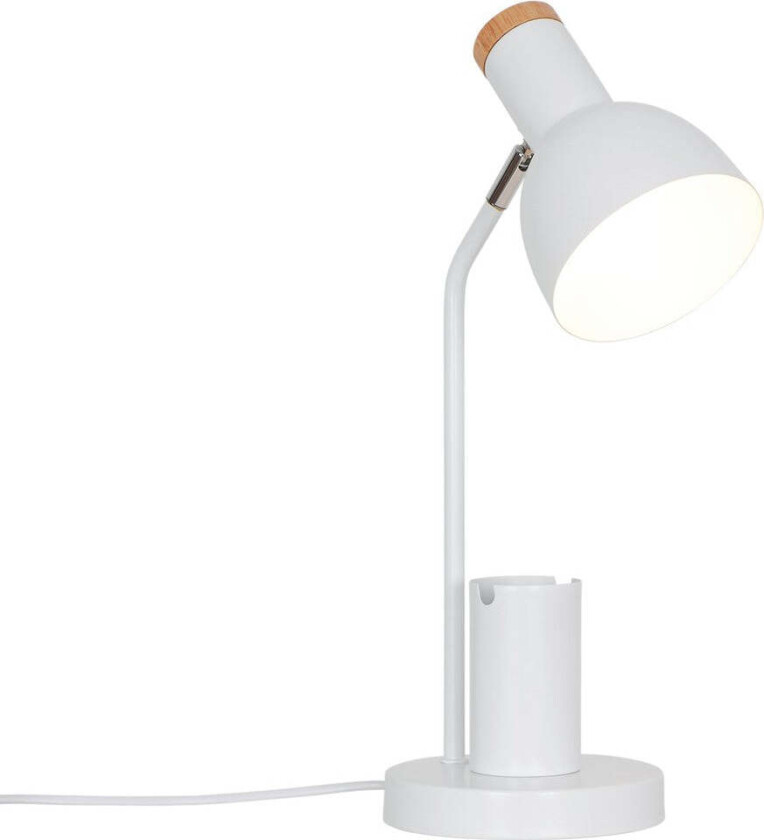 Devon bordlampe - Hvit