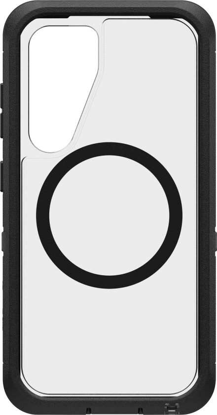 OtterBox Galaxy S25 Defender XT deksel (gjennomsiktig/sort)