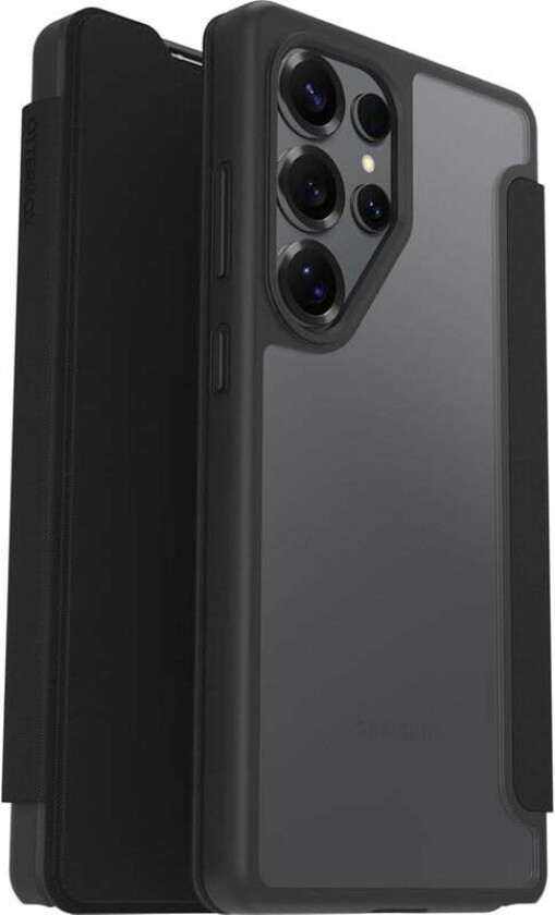 OtterBox Galaxy S25 Ultra React Folio (gjennomsiktig/sort)