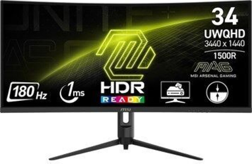 34" curved gamginskjerm MAG 342CQR E2