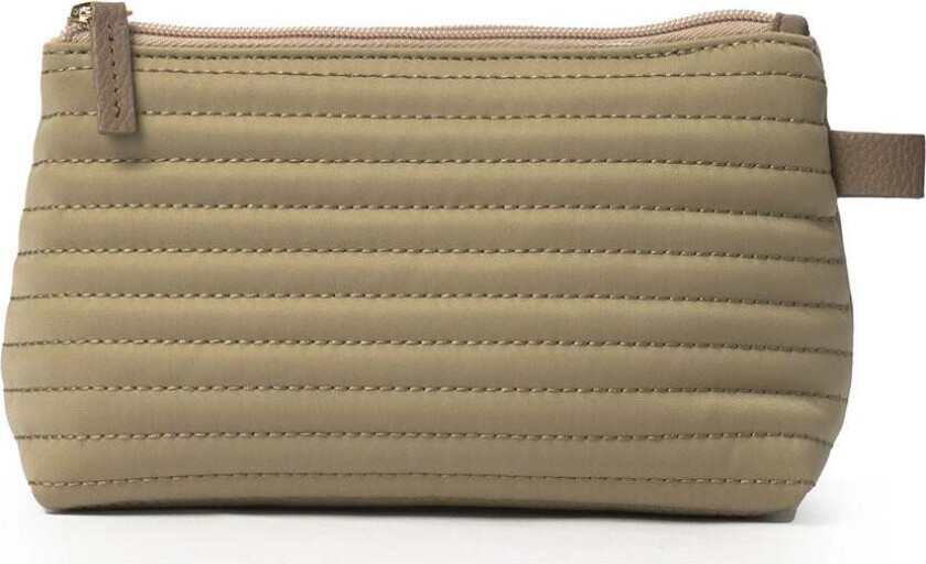 Cosmetic S Taupe Soft Quilted Stripes,   Toalettmapper