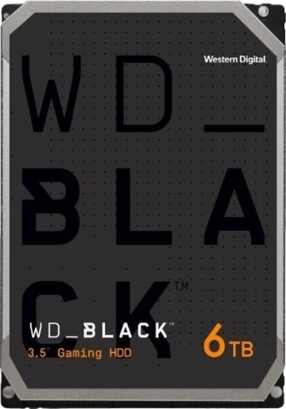 Wd Black 6tb 3.5" 7200r/min Sata Harddisk