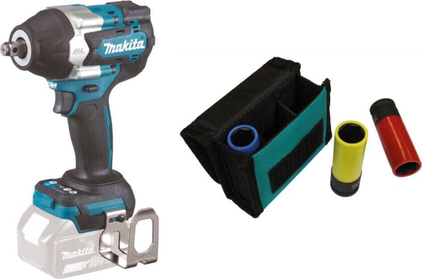 DTW700Z LXT® 18V muttertrekker med Makita kraftpipesett 1.2"