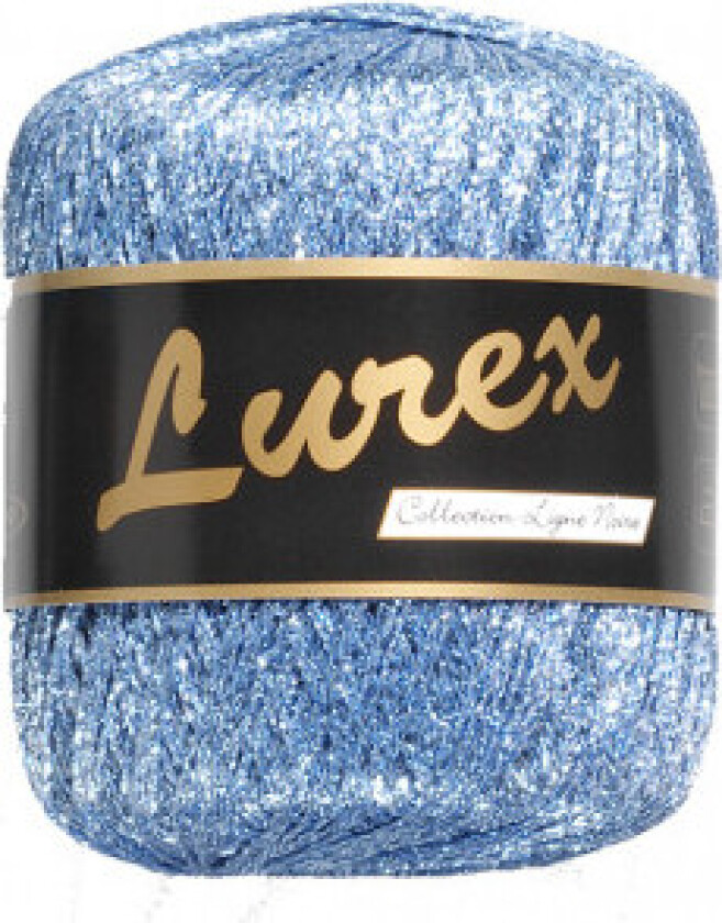 Lammy Lurex Garn 04 Lyseblått