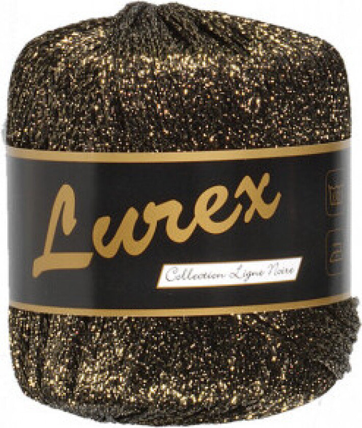 Lammy Lurex Garn 16 Mørkebrun