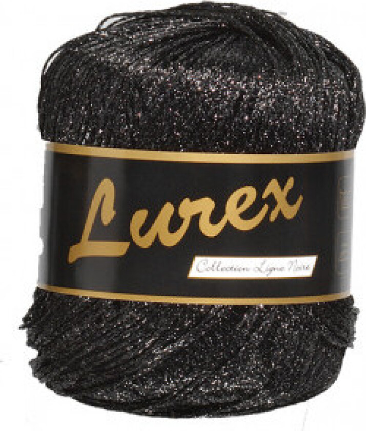 Lammy Lurex Garn 17 Svart
