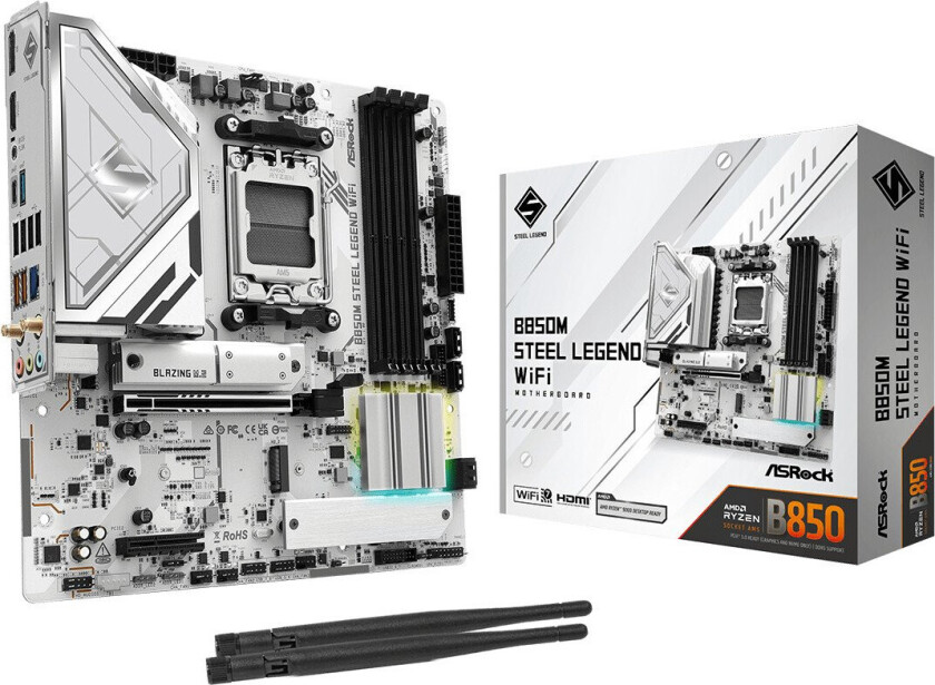 ASRock B850M Steel Legend WiFi Hovedkort