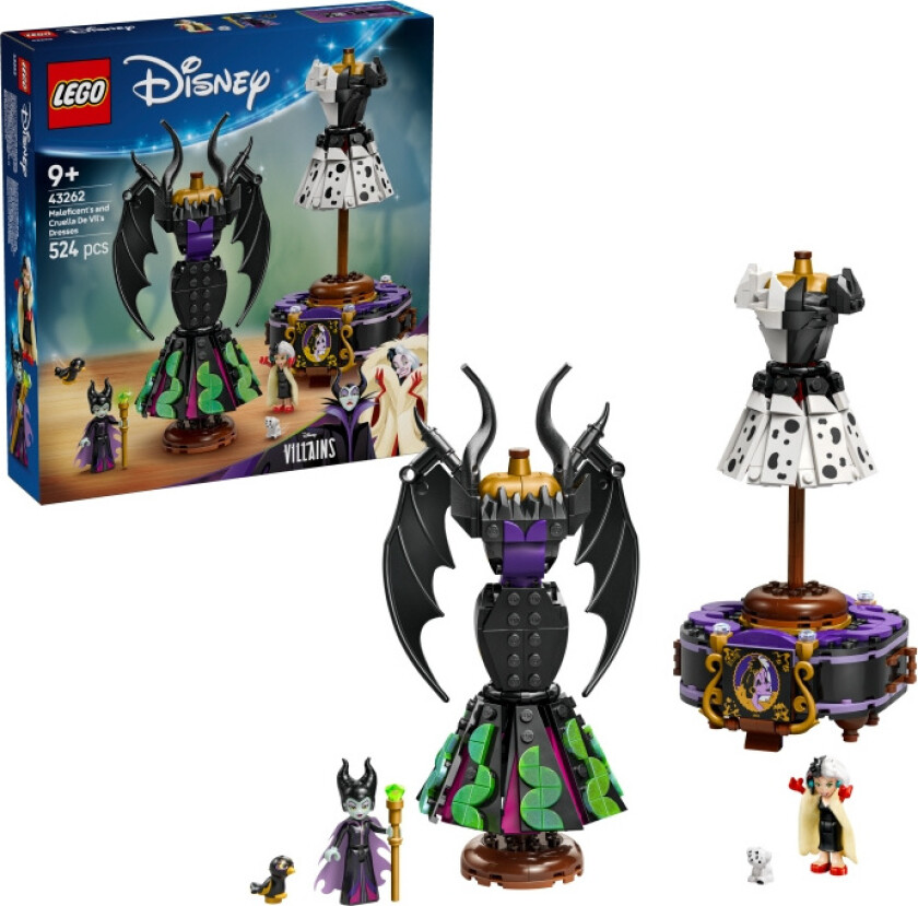 Disney Villains Maleficents og Cruella De Vils kjoler 43262