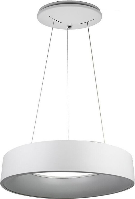 20W LED lysekrone - Hvit, soft lys, dimbar, varm hvit, inkl. lyskilde - Dimbar : Dimbar, Kulør : Varm