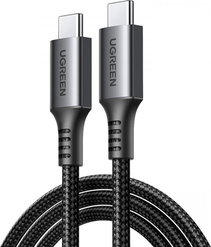 Usb-C To Usb-C Pd Fast Charging Cable Black Grey 2m