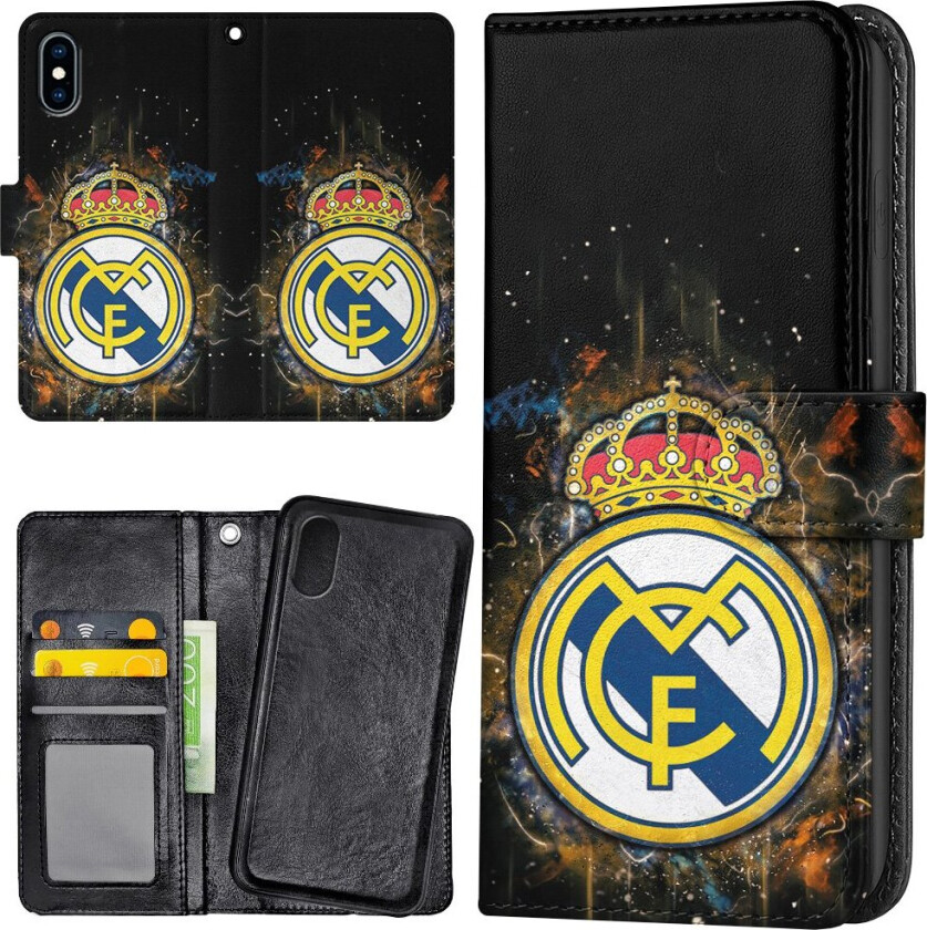 iPhone XR - Lommebok Deksel Real Madrid