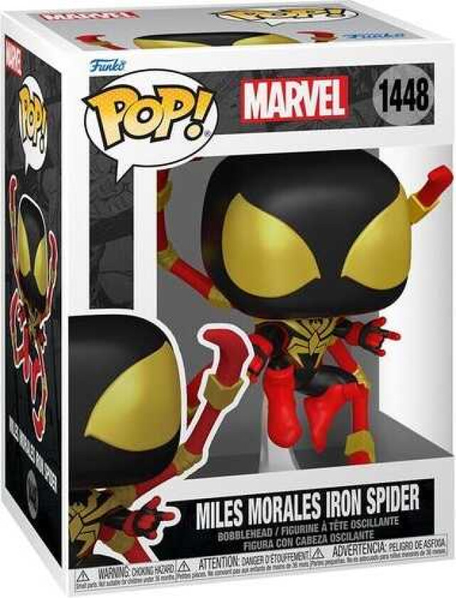 Marvel actionfigur (Miles Morales Iron Spider)