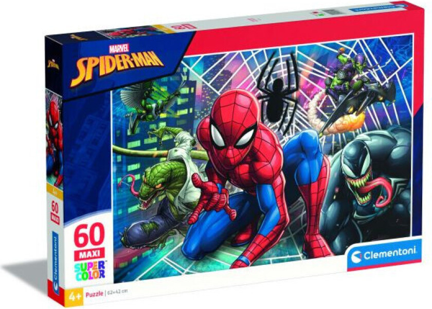 Jigsaw Puzzle Super Color Maxi Spiderman 60 pcs. Gulv