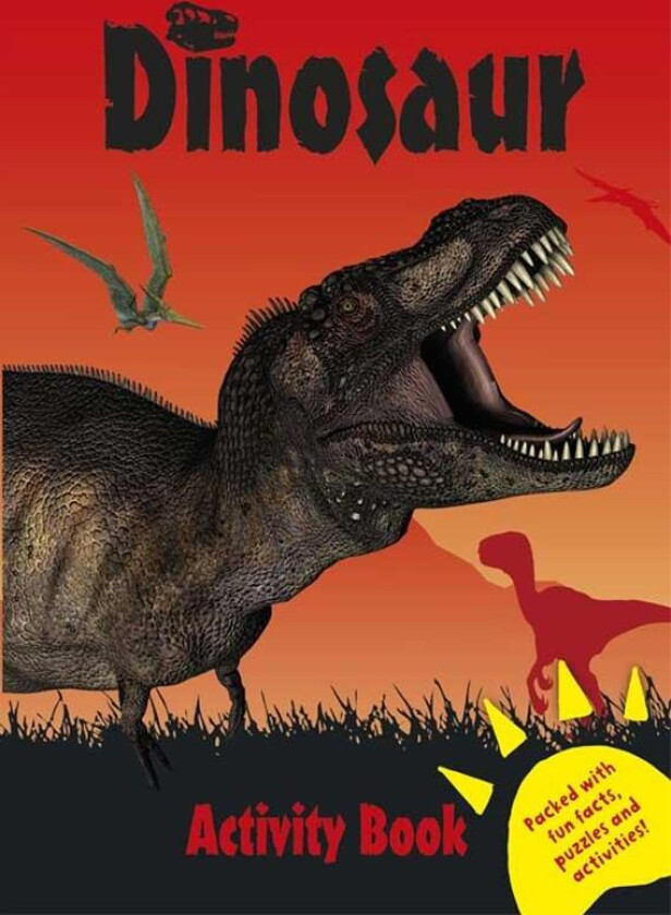 Dinosaur pysselbok 32 sider dinosaurier malebok dino