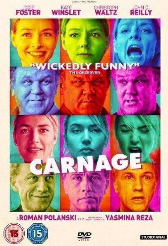 Carnage DVD (2012) Jodie Foster, Polanski (DIR) Cert 15 Region 2