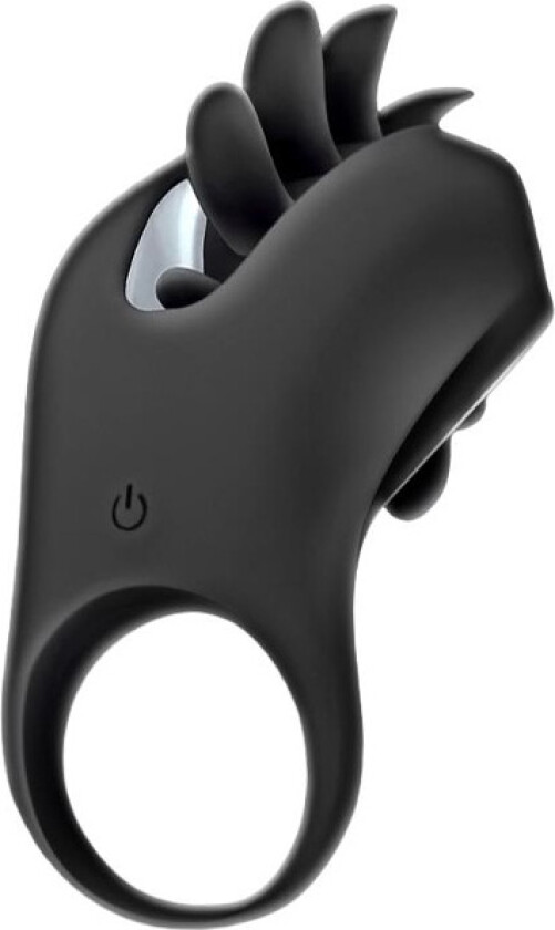 Rower Vibrating Ring With Rotating Tongue Penisring med vibrator