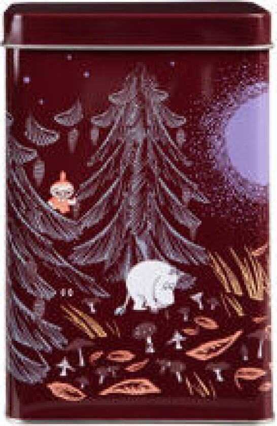 Mummitrollet Urskog Kaffeboks Rød