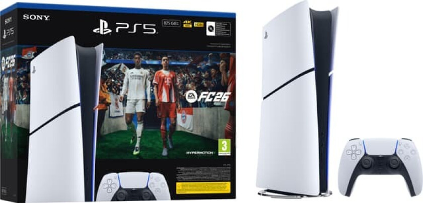 Bilde av PlayStation 5 Digital Edition spillkonsoll (EA FC 26-pakke)
