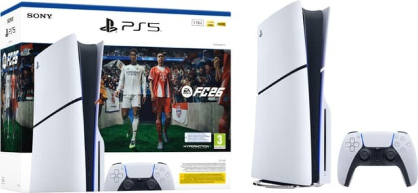 PlayStation 5 Standard Edition spillkonsoll (EA FC 26-pakke)