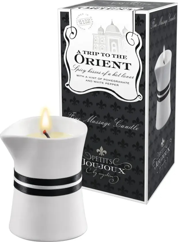 Petits Joujoux Massasjelys Orient med en duft av Granateple & Hvit Pepper (120 gr)